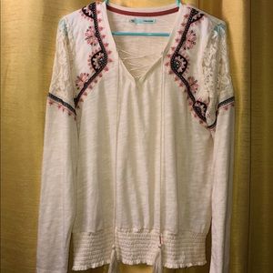 long sleeved, blouse